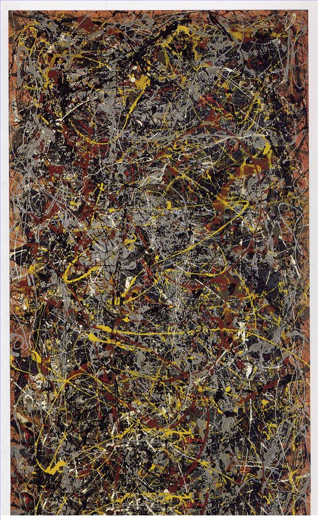 Jackson Pollock: son ouvrage de l’année 1948 “ numéro 5 ” （No. 5）est devenu la peinture la plus chère du monde à cette époque-là au prix de 140 millions de dollar.