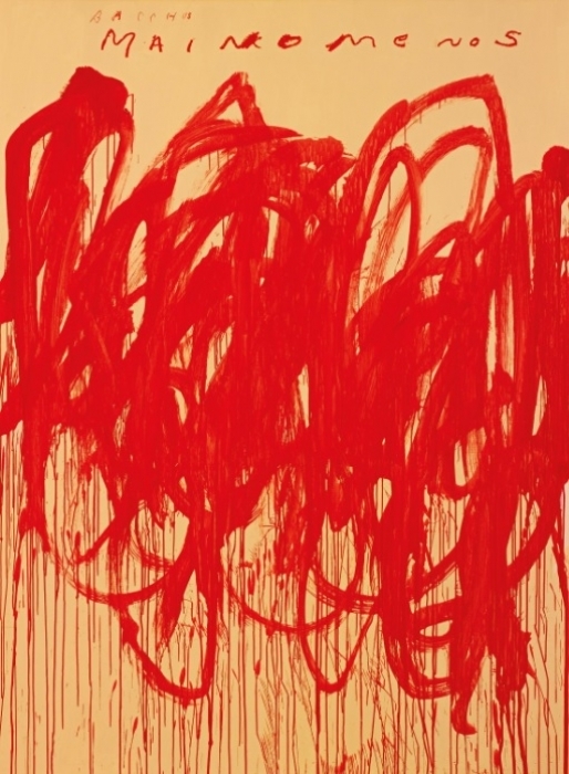 “Sans titre”, œuvre du peintre contemporain des états-unis, Cy Twombly, est vendue à bon prix de 15,37 millions de dollars