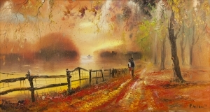 Pavel Mitkov œuvre - Impression de l'automne