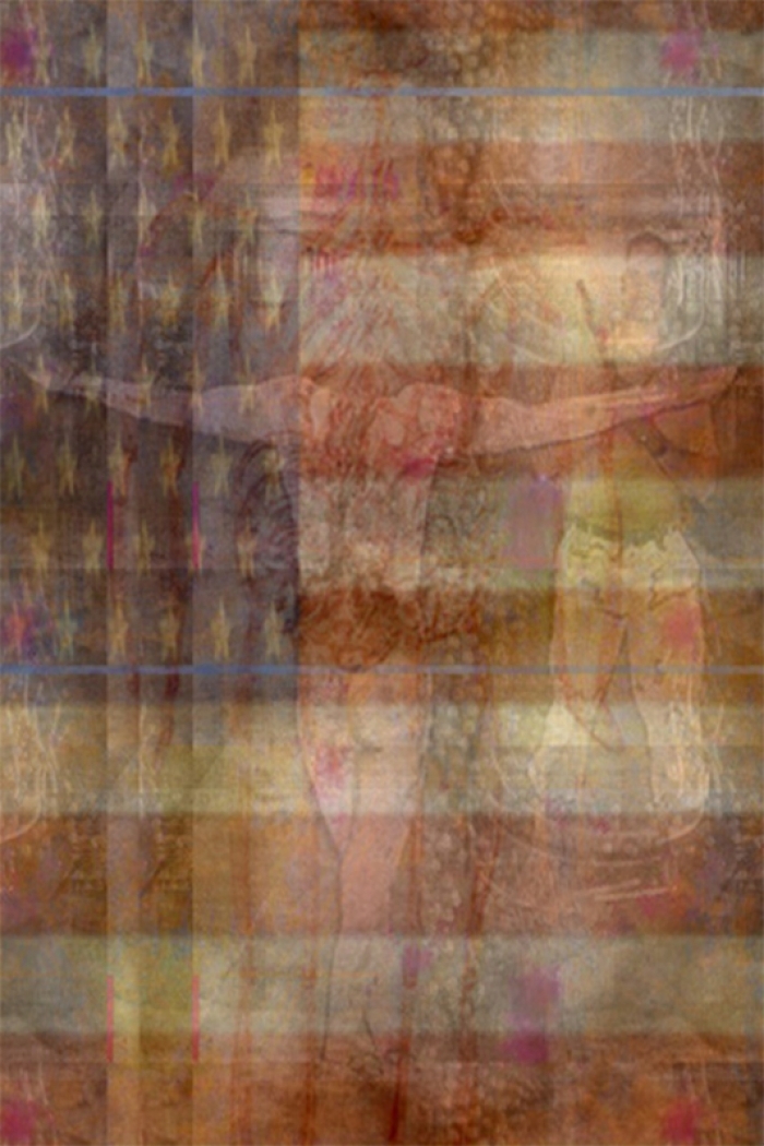 Joseph Nechvatal Types de peintures - La série de Jésus des états-unis, tOrture