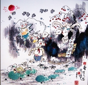 YANG Xiyuan œuvre - Souvenirs de l’enfance