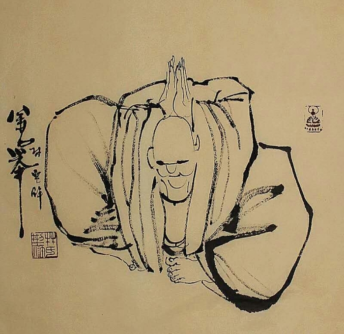 Lin Xinghu Art Chinois - la série de l'encre de Zen (11 œuvres)