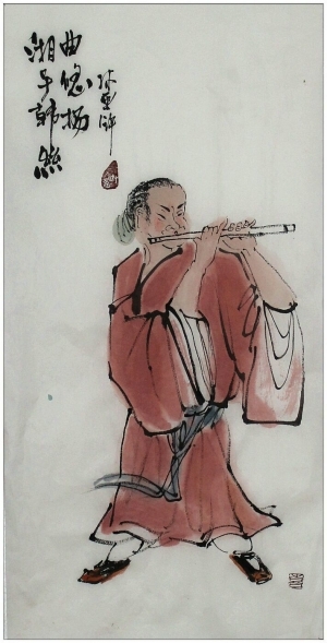 Art chinoises contemporaines - La mélodie de la flûte de Xiangzi est harmonieuse
