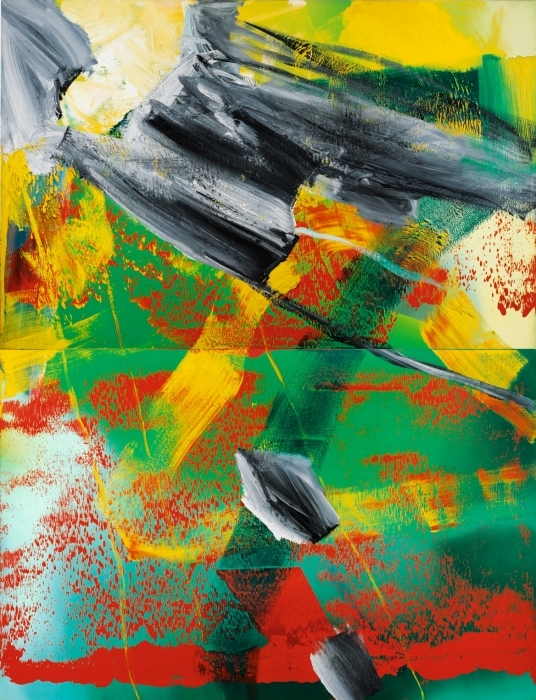 La grande peinture à l’huie du peintre allemand Gerhard Richter est vendue aux enchères au prix de 15 millions de dollars