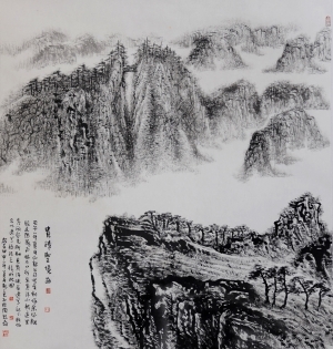 Art chinoises contemporaines - La peinture de l'environnement saint à Guiqing