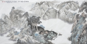 Art chinoises contemporaines - Le bonheur et la longévité au printemps