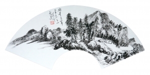 La galerie Fenghetang œuvre - Chinese Landscape On a Fan