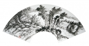 La galerie Fenghetang œuvre - Chinese Landscape On a Fan