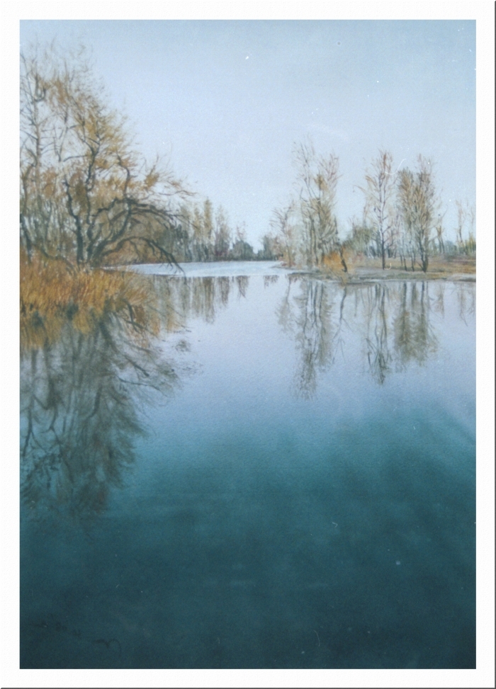 Valeriy Grachov Types de peintures - Profondeur de la rivière