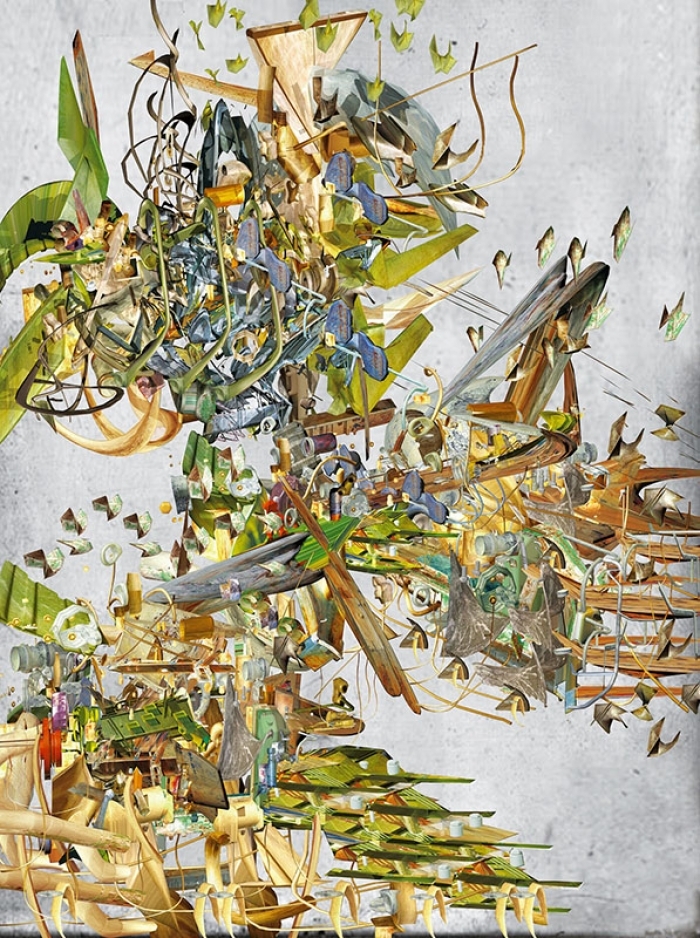 Ryota Matsumoto  Types de peintures - La notion indistincte de trajectoire d’objet