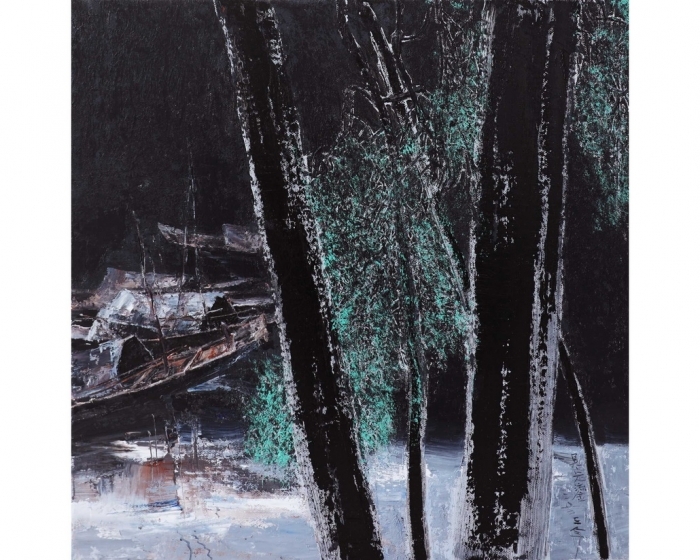 Wu Dingliu Types de peintures - La nuit