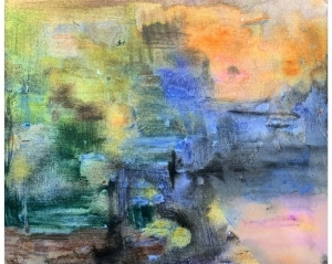 Peinture à l'huile contemporaine - Territory NO19 Abstract Art