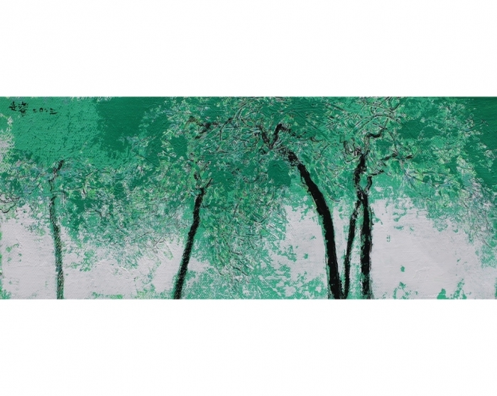 Wu Dingliu Types de peintures - Arbres verts