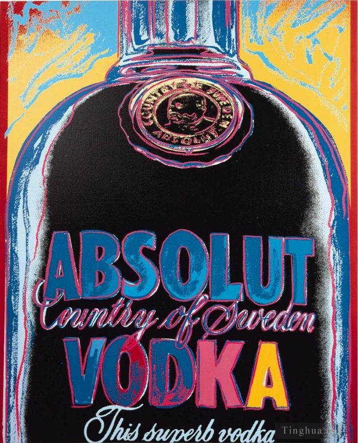 Andy Warhol Types de peintures - Vodka Absolue