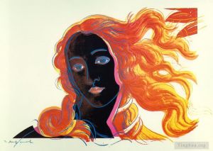 Andy Warhol œuvre - Détaille de Botticelli
