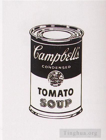Andy Warhol Types de peintures - Série rétrospective de tomates sur canettes de soupe Campbell
