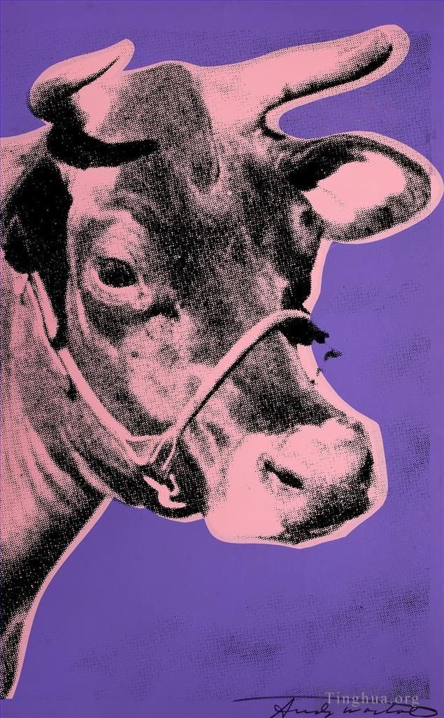 Andy Warhol Types de peintures - Vache 5