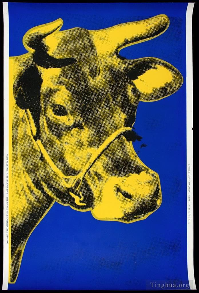 Andy Warhol Types de peintures - Bleu vache