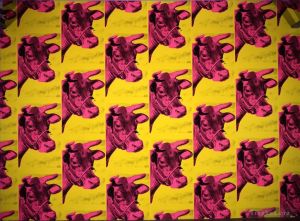Andy Warhol œuvre - Vaches violettes