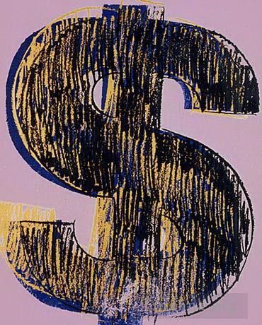 Andy Warhol Types de peintures - Signe dollar 2