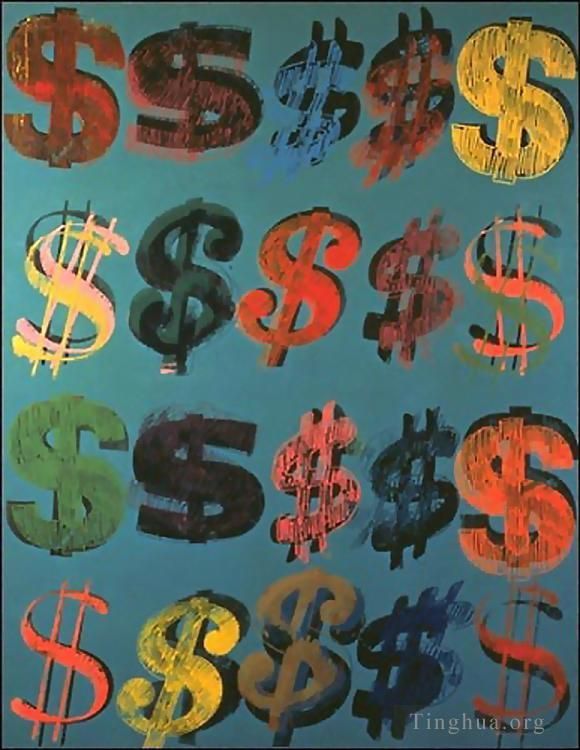 Andy Warhol Types de peintures - Signe dollar 3