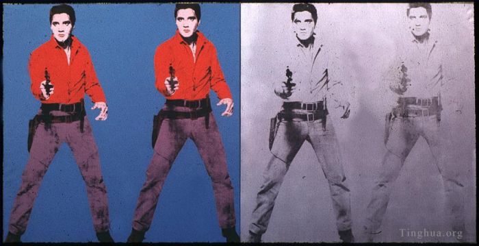 Andy Warhol Types de peintures - Elvis I II