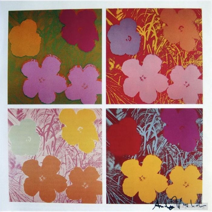 Andy Warhol Types de peintures - Fleurs 7