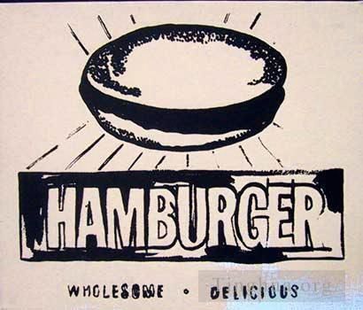 Andy Warhol Types de peintures - Hamburger beige