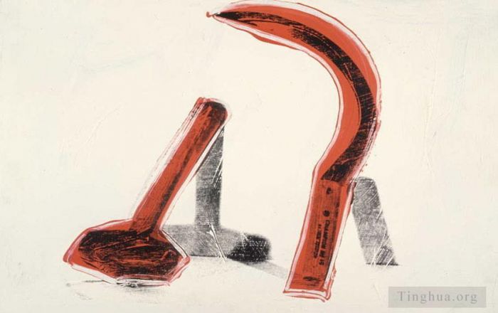 Andy Warhol Types de peintures - Faucille et le marteau
