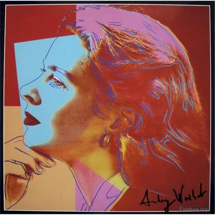 Andy Warhol Types de peintures - Ingrid Bergman dans le rôle d'elle-même 2