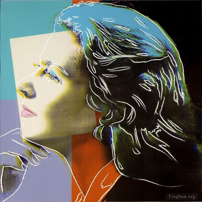 Andy Warhol Types de peintures - Ingrid Bergman comme elle-même