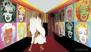 Tous les types de peintures contemporaines - Marilyn Monroe danseuse