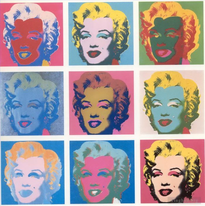 Andy Warhol Types de peintures - Liste de Marilyn Monroe