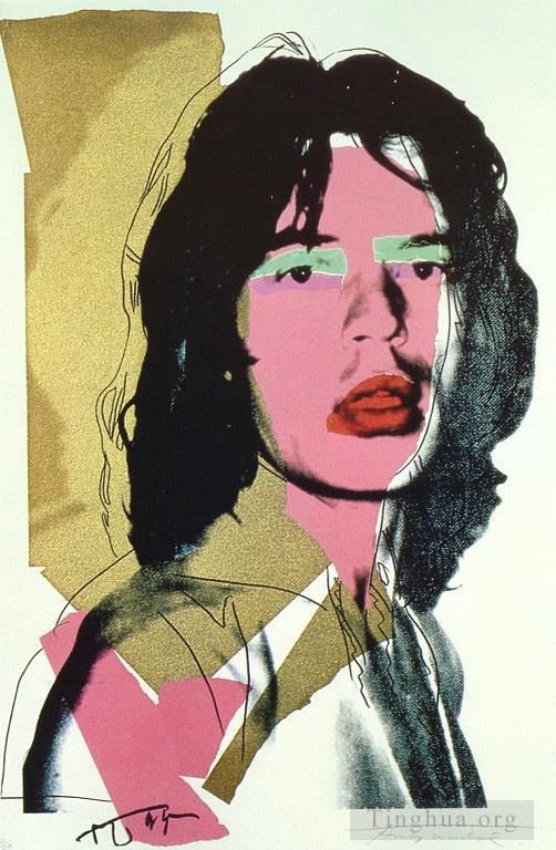Andy Warhol Types de peintures - Mick Jagger3