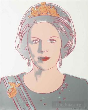 Andy Warhol œuvre - Reine Beatrix des Pays-Bas de Reigning Queens