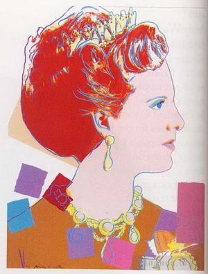 Andy Warhol œuvre - Reine Margrethe II du Danemark
