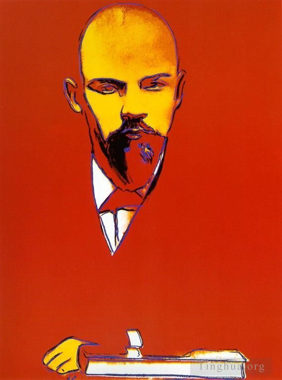 Andy Warhol Types de peintures - Lénine rouge