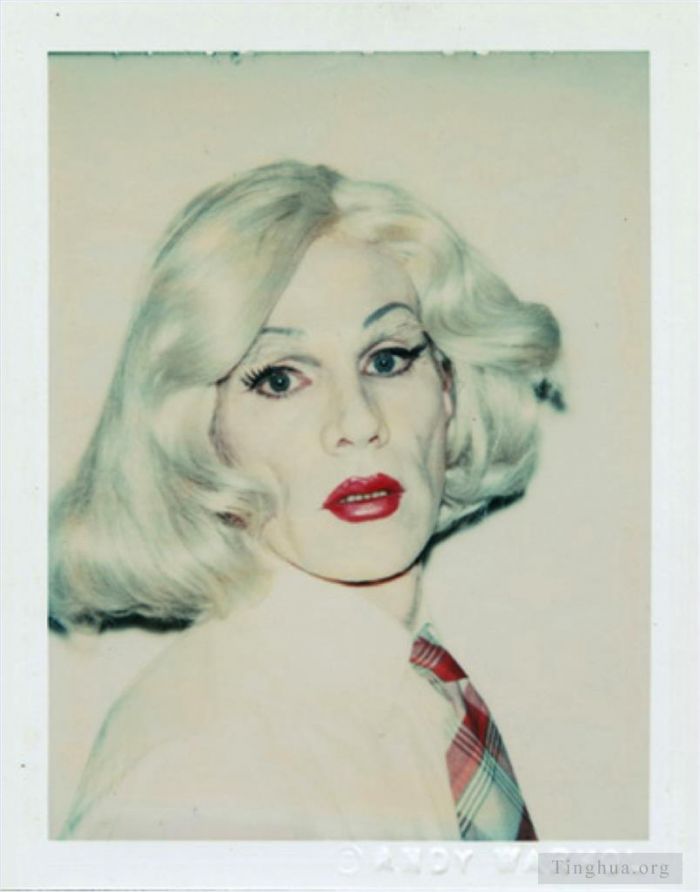 Andy Warhol Types de peintures - Autoportrait dans Drag 2