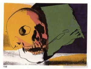 Andy Warhol œuvre - Crâne 2