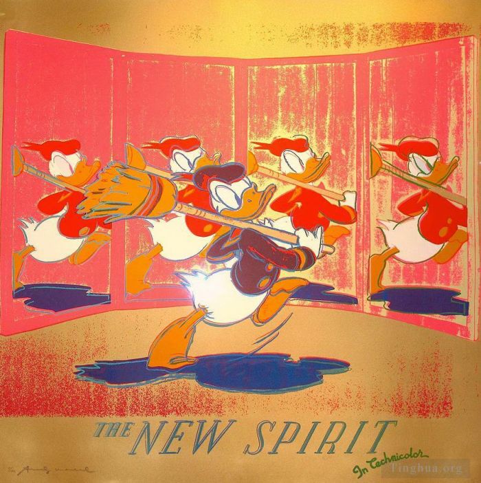 Andy Warhol Types de peintures - Le nouvel esprit Donald Duck 2