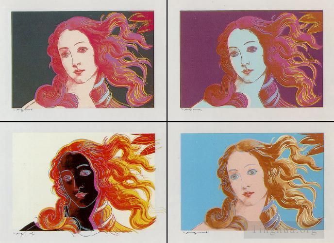 Andy Warhol Types de peintures - Vénère Dopo Botticelli