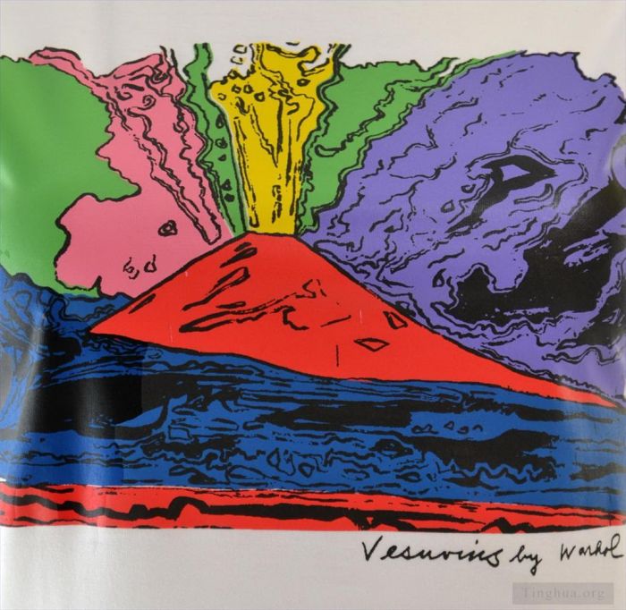 Andy Warhol Types de peintures - Vésuve 3