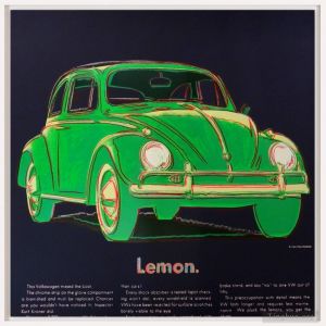 Andy Warhol œuvre - Volkswagen vert