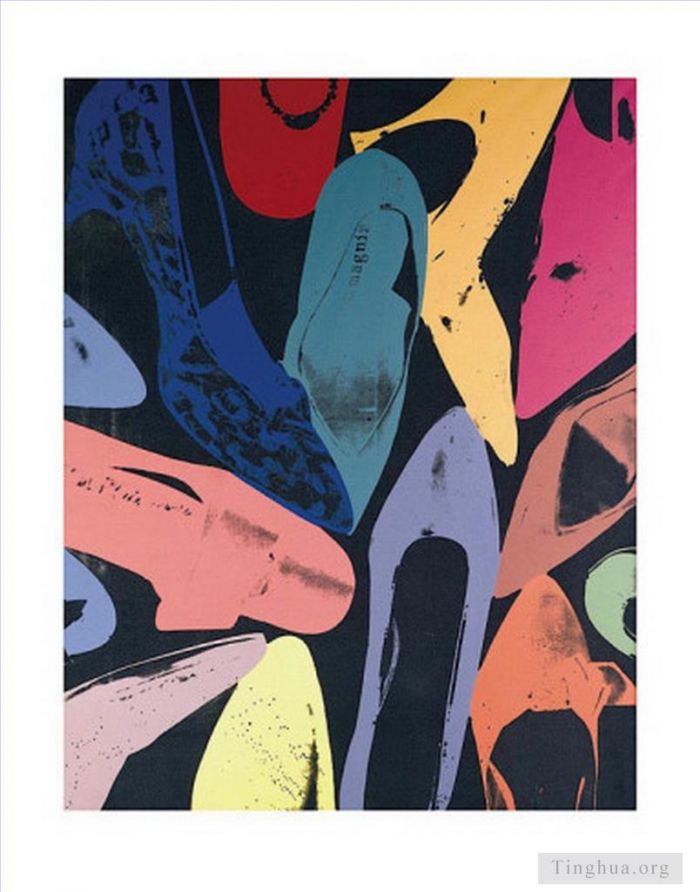 Andy Warhol Types de peintures - Chaussures à poussière de diamant 1980