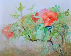 Bai Yun œuvre - Fleur parfumée et colorée