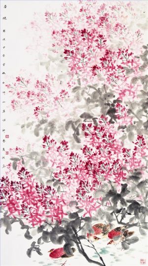 Cai Qinghong œuvre - L'aube au printemps