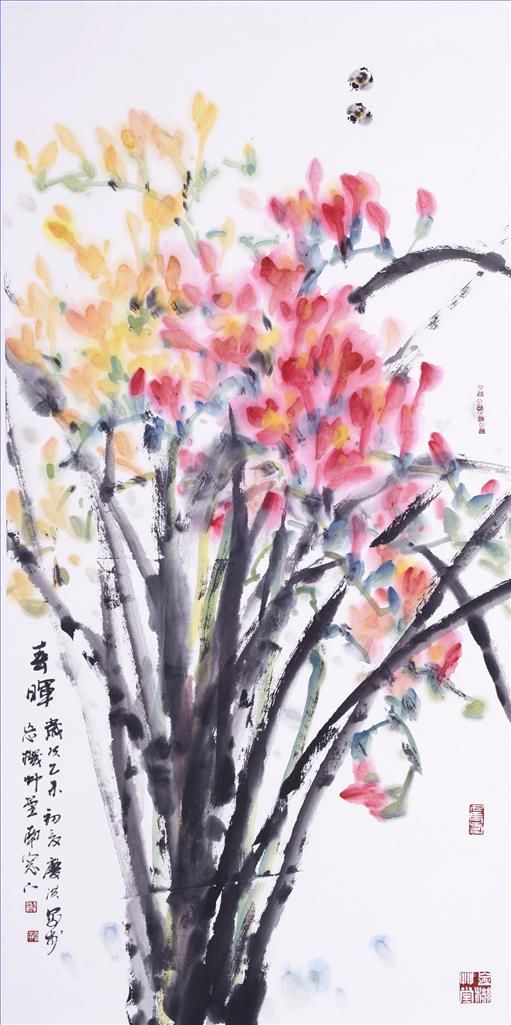 Cai Qinghong Art Chinois - Lumière du printemps