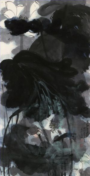 Zhang Daqian œuvre - Lotus16