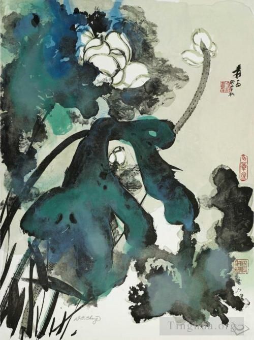 Zhang Daqian Art Chinois - Lotus1973