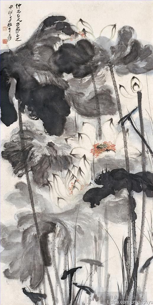 Zhang Daqian Art Chinois - Lotus7